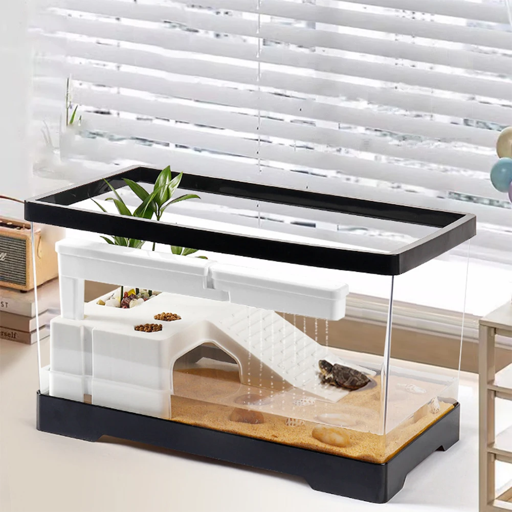 Large Transparent Turtle Tank  - Box Fish In Aquarium ulasan dan harga