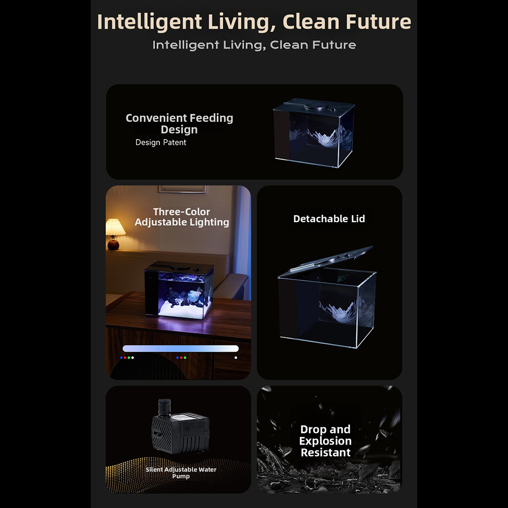 160L/H Self-circulation Aquari - Aquarium Fish Keeping ulasan dan harga