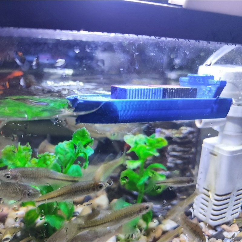 3D Printed Mini Small Boat Mic - Fish Toys For Aquarium ulasan dan harga