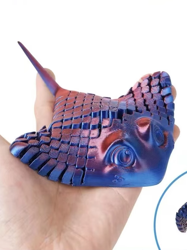 3D Printed Devil Ray Fish Mode - Fish Toys For Aquarium ulasan dan harga