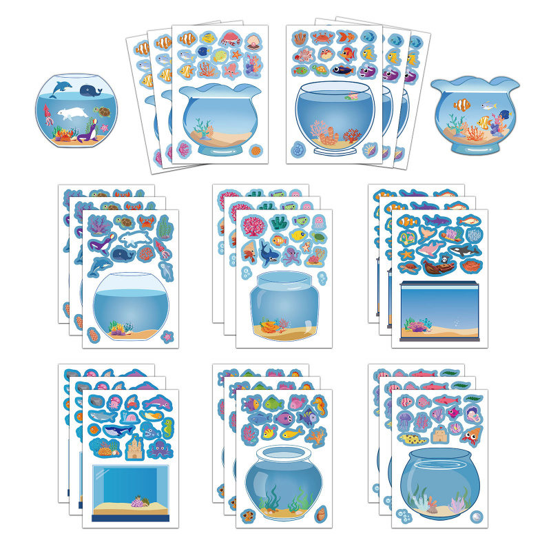 8Pcs Cute Cartoon Dream Fish T - Aquarium Fish Game ulasan dan harga