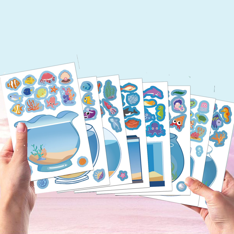 8Pcs Cute Cartoon Dream Fish T - Aquarium Fish Game ulasan dan harga