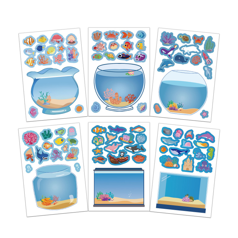 8Pcs Cute Cartoon Dream Fish T - Aquarium Fish Game ulasan dan harga