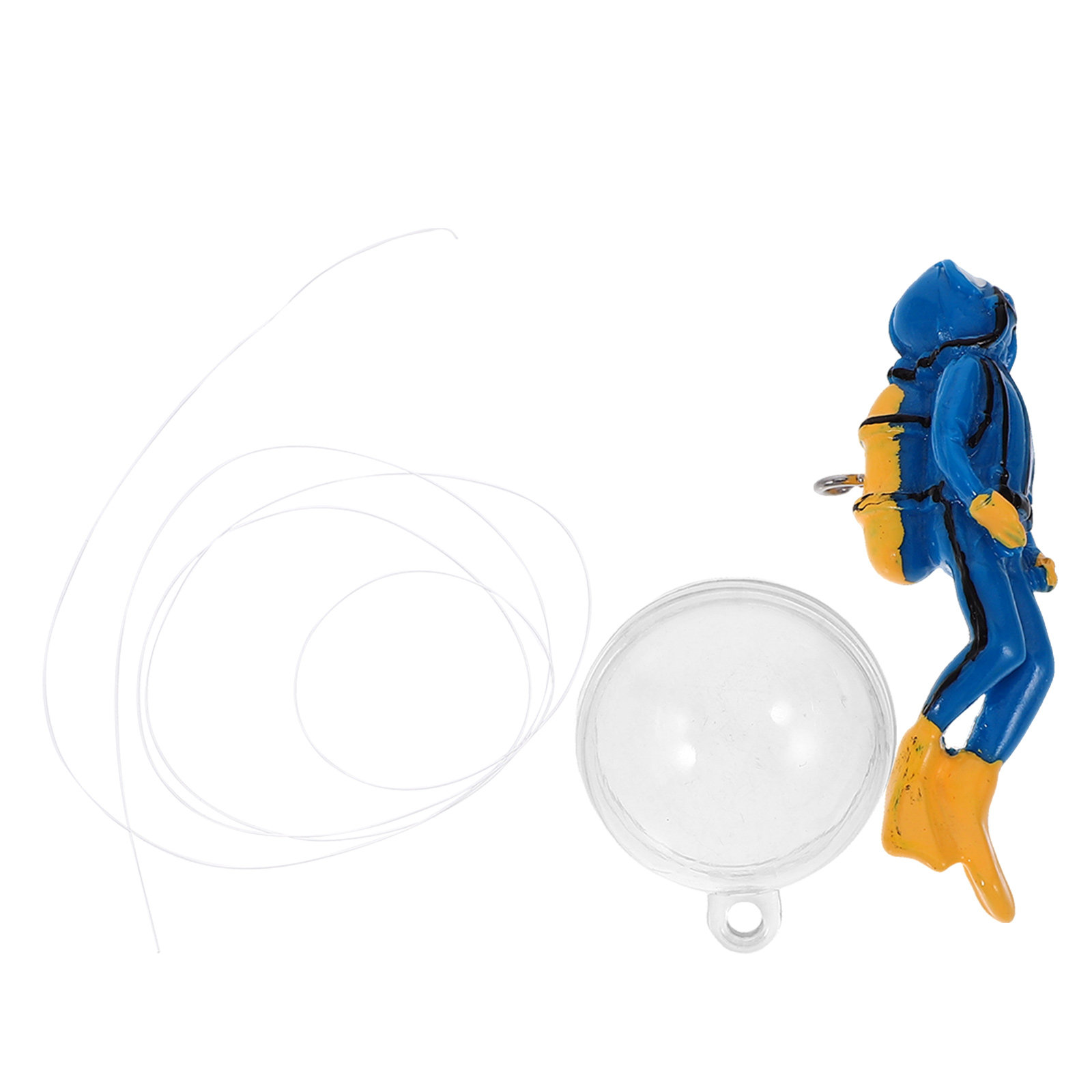 Floating Fish Tank Diver Decor - Aquarium Fish Unique ulasan dan harga