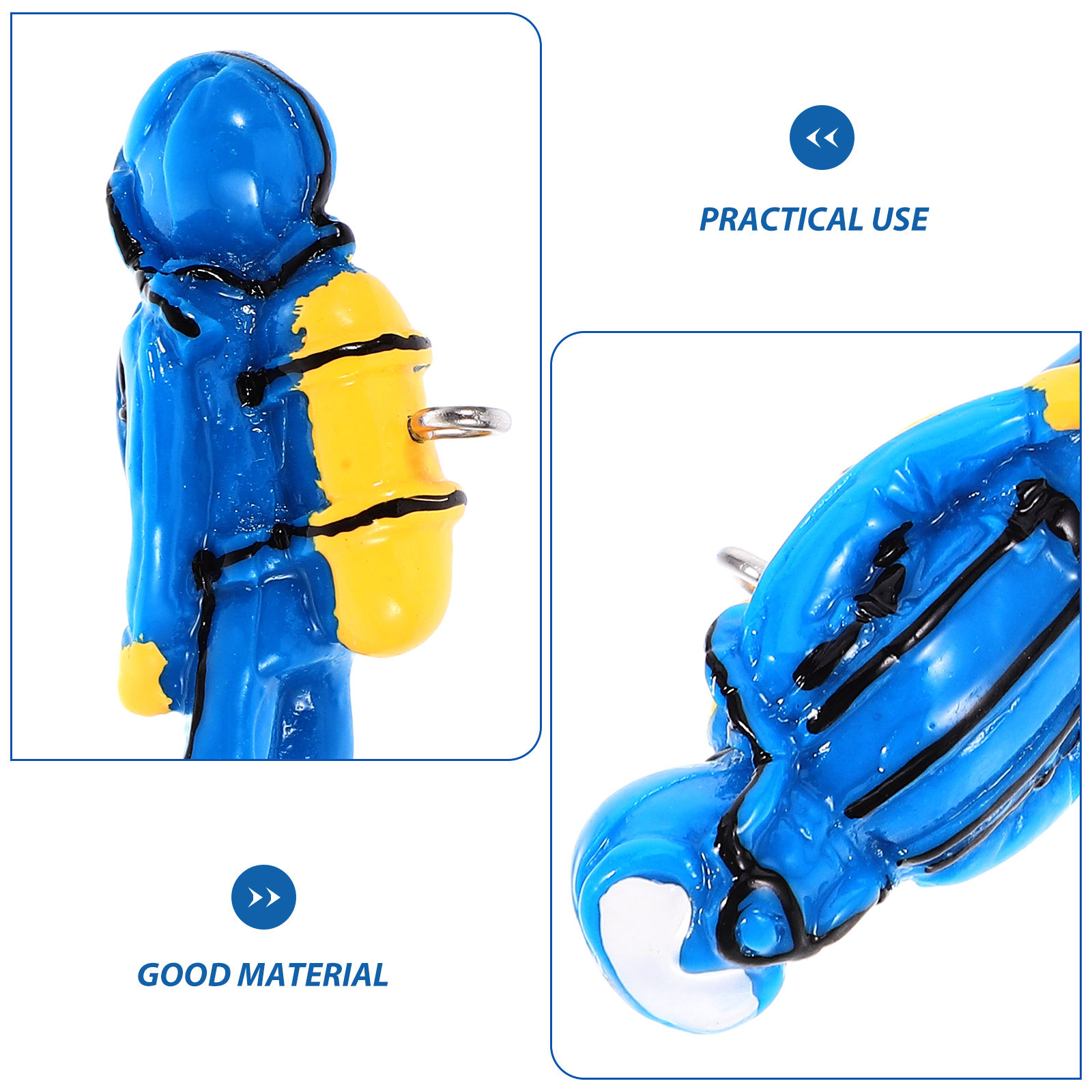 Floating Fish Tank Diver Decor - Aquarium Fish Unique ulasan dan harga